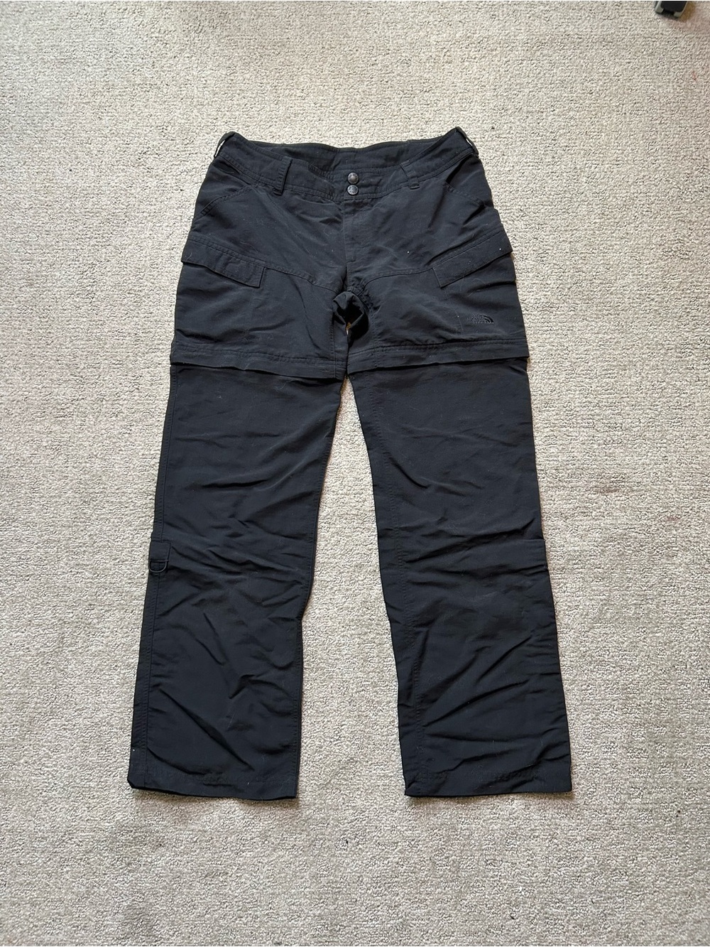 The North Face Pants Size AU 14 US 10 Convertible Black Womens Hiking Outdoors